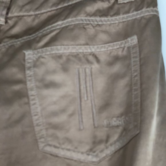 MISSONI Ladies Size 06 Wide Leg Pants in a Gorgeous Soft Gold-Beige Color - Picture 6 of 7